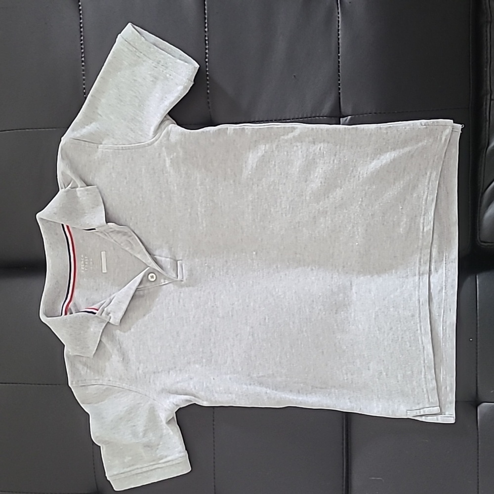 Gray polo short sleeve